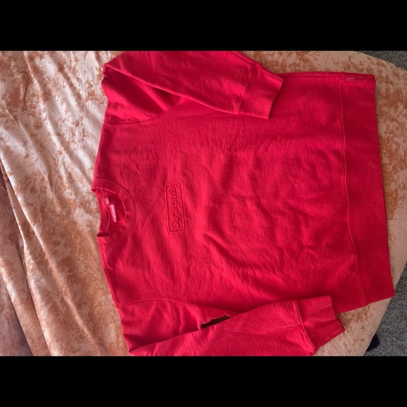 *Brand new* Supreme box logo cutout crewneck